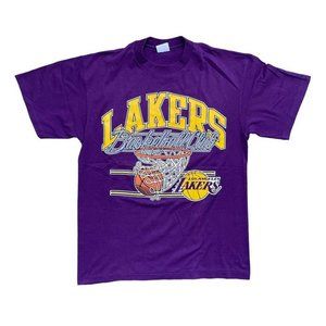 Vintage 80's Magic Johnson Caricature Los Angeles Lakers Sports shirt 90s 80s t